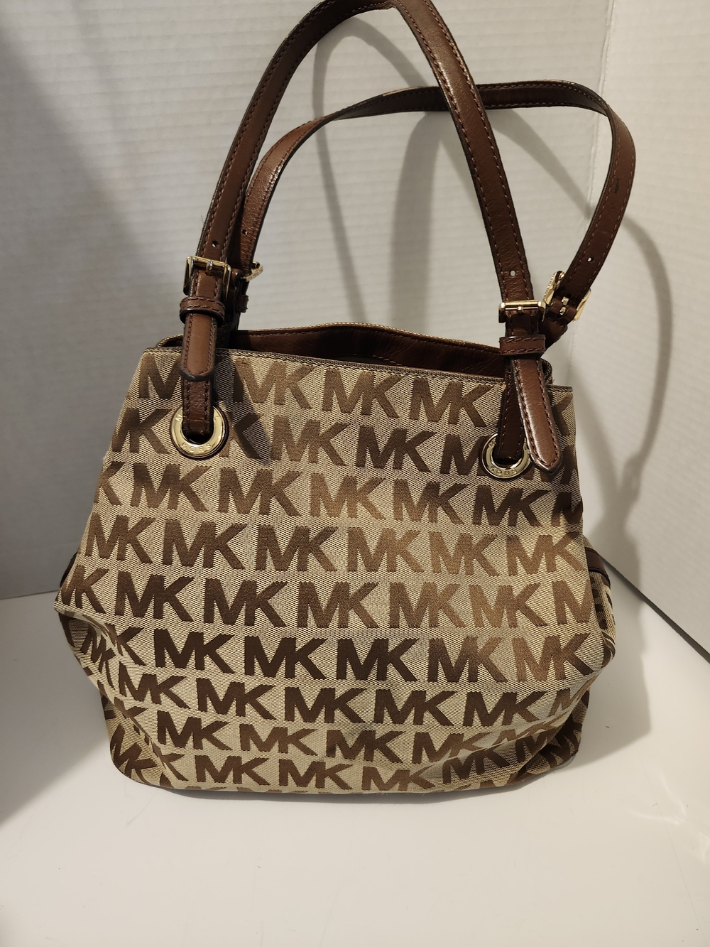 Michael Kors Brown Logo Tote Bag